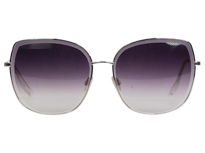 Barton Perreira Silver titanium framed sunglasses Silvery  ref.1253651