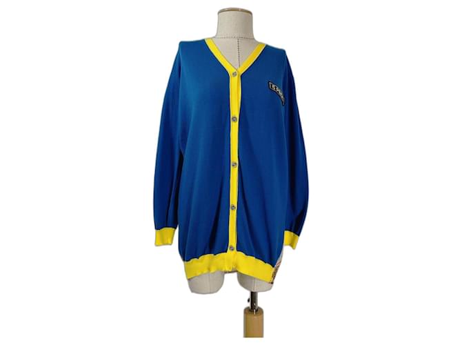 Autre Marque Knitwear Blue Multiple colors Yellow Cotton Polyester  ref.1253685