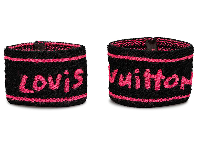 Louis Vuitton Pink Graffiti Sports Towel Wristband Polyester Cloth  ref.1253711