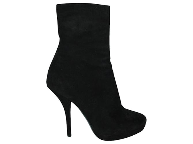 Dries Van Noten Black Pointed Toe Leather Boots  ref.1253973