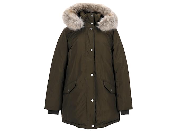 Tommy Hilfiger Womens Down Parka Green Polyester  ref.1253994