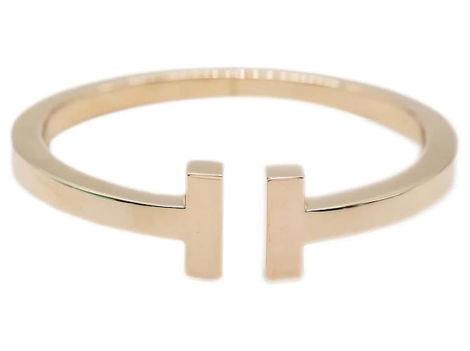 TIFFANY & CO. Tiffany T Bracelet in 18kt rose gold Metallic Metal Pink gold  ref.1254065