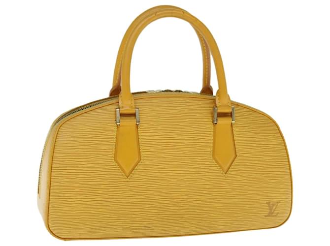 LOUIS VUITTON Epi jasmine Hand Bag Tassili Yellow M52089 LV Auth 62686 Leather  ref.1254173