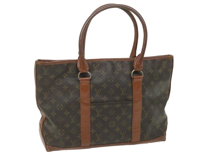 LOUIS VUITTON Monogram Sac Weekend PM Tote Bag M42425 LV Auth th4228 Monogramm Leinwand  ref.1254183