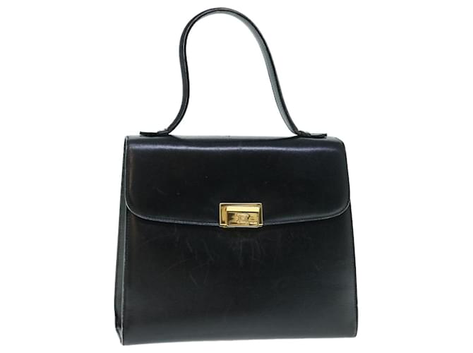 Céline CELINE Hand Bag Leather Black Auth ep2763  ref.1254223