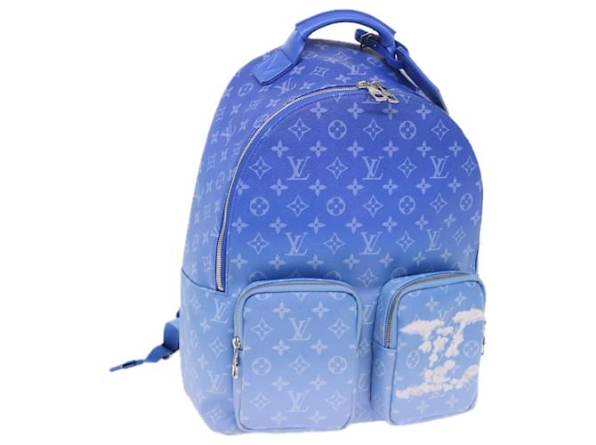 LOUIS VUITTON Monogram Clouds Backpack Multi Pocket Backpack M45441 auth 55734A Blue Cloth  ref.1254243