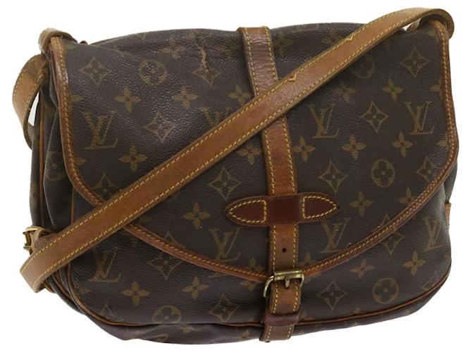 Louis Vuitton Monogram Saumur 30 Shoulder Bag M42256 LV Auth 62292 Cloth  ref.1254254