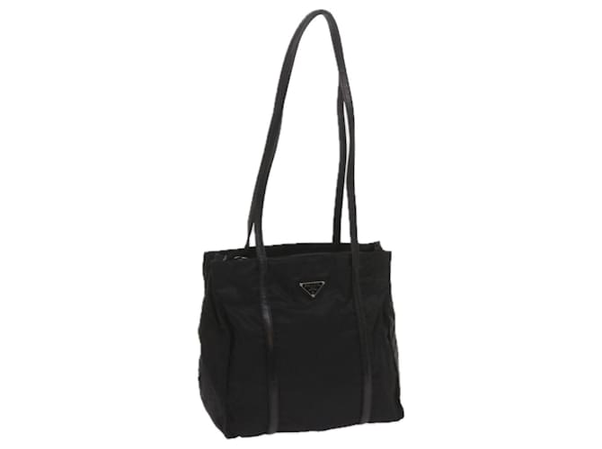 PRADA Shoulder Bag Nylon Black Auth bs11955  ref.1254291