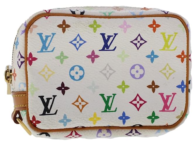LOUIS VUITTON Pochette Monogram Multicolore Trousse Wapity Blanc M58033 Authentification4716  ref.1254318