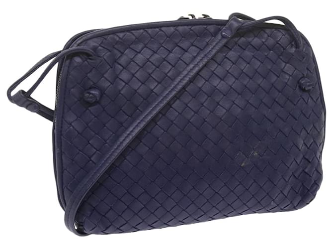 Autre Marque BOTTEGA VENETA INTRECCIATO Shoulder Bag Leather Purple Auth 62024  ref.1254414