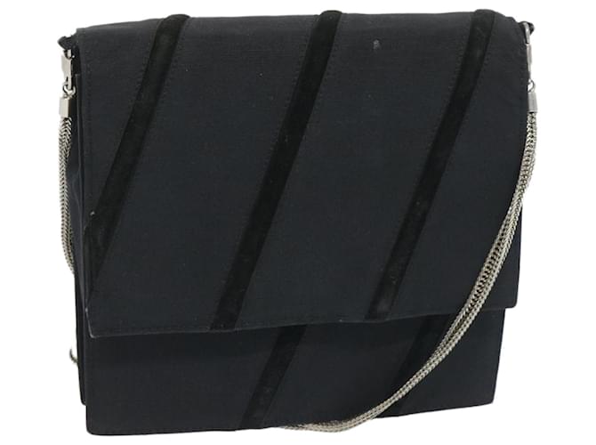 Gianni Versace Shoulder Bag Canvas Black Auth bs12044 Cloth  ref.1254488