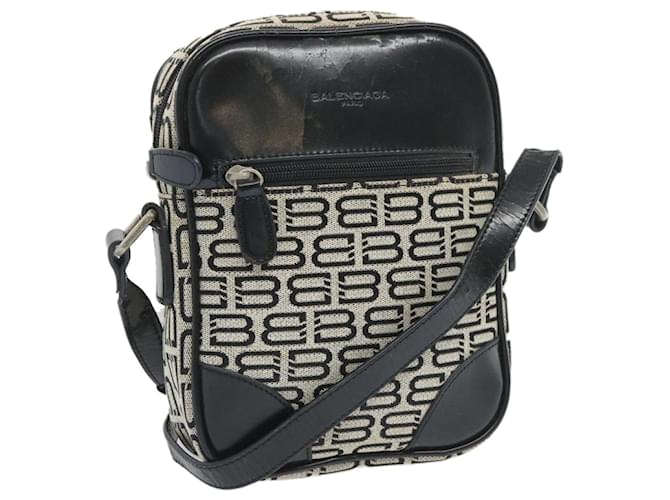 BALENCIAGA Shoulder Bag Canvas Beige Auth bs12164 Cloth  ref.1254498