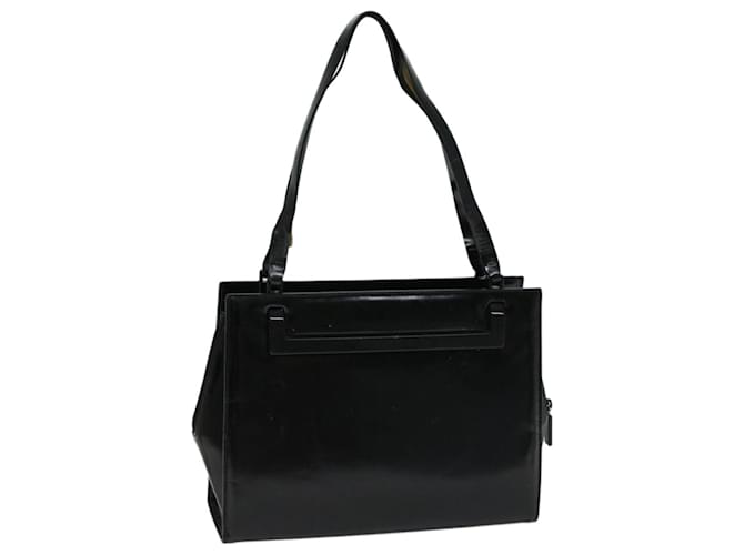 GUCCI Shoulder Bag Patent Leather Black 002 1013 3444 auth 66617  ref.1254519