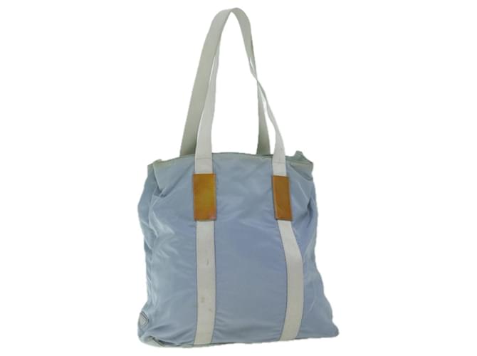 PRADA Tote Bag Nylon Bleu Clair Auth 64480  ref.1254529