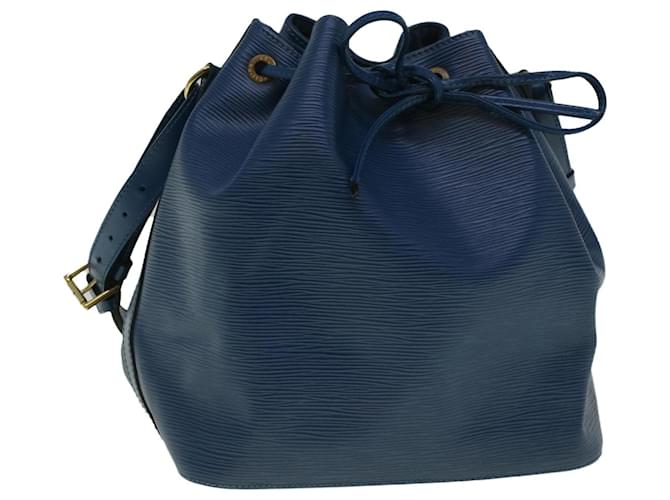 LOUIS VUITTON Epi Petit Noe Shoulder Bag Blue M44105 LV Auth 59173 Leather  ref.1254603