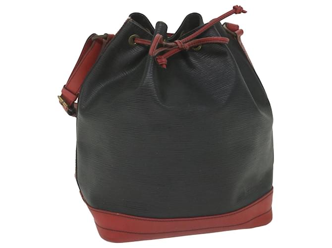 LOUIS VUITTON Epi Noe Shoulder Bag bicolor Black Red M44017 LV Auth bs9852 Leather  ref.1254604
