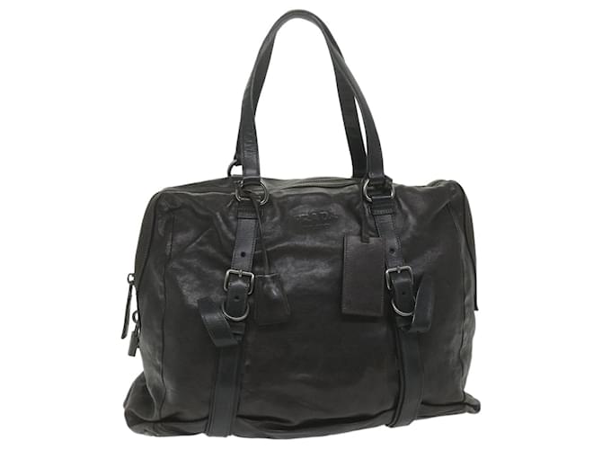 PRADA Shoulder Bag Leather Brown Auth ep2128  ref.1254615