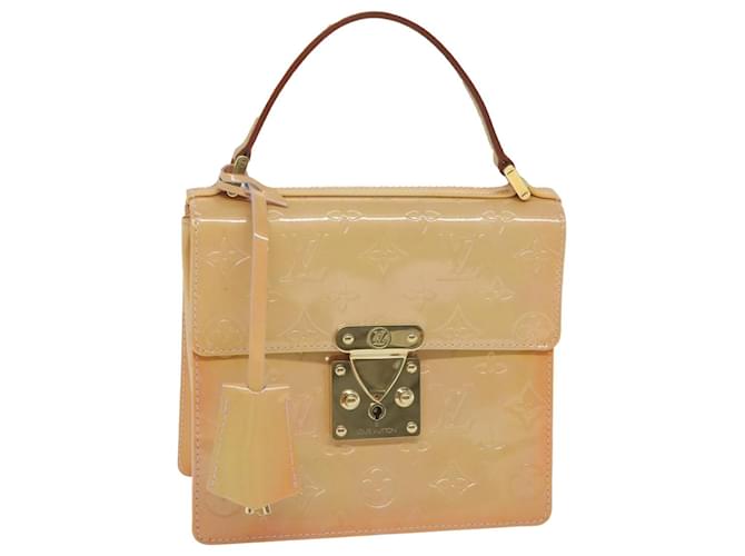 LOUIS VUITTON Vernis Spring Street Hand Bag Marshmallow Pink M91033 auth 63315 Patent leather  ref.1254657