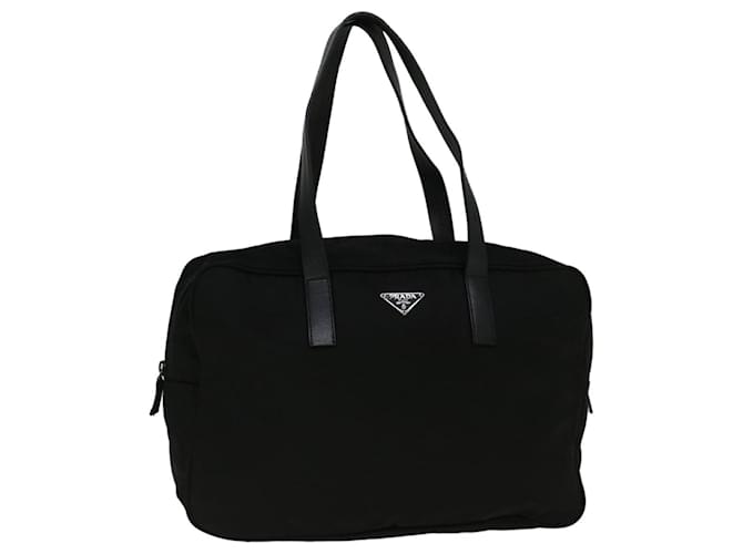 PRADA Shoulder Bag Nylon Black Auth fm2931  ref.1254688