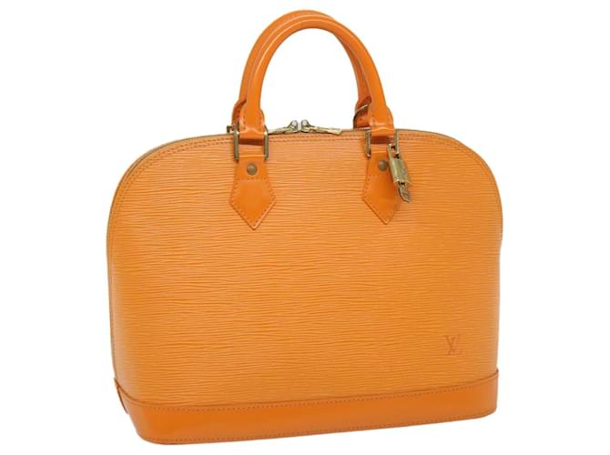 LOUIS VUITTON Epi Alma Hand Bag Orange Mandarin M5214H LV Auth 57008 Leather  ref.1254715