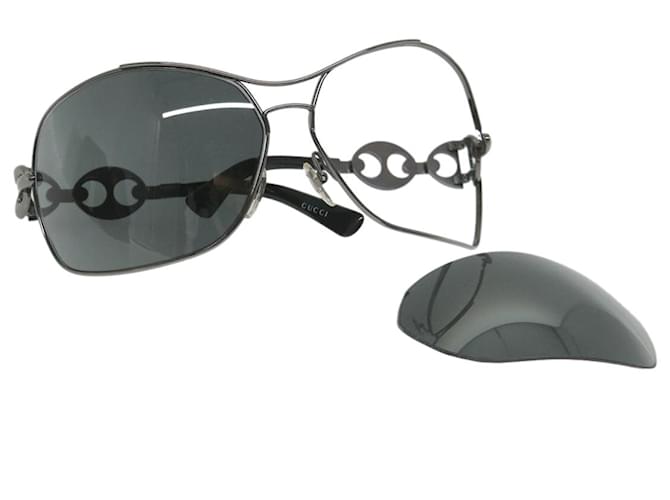 GUCCI Sunglasses Black GG2784 Auth ar10496 Metal  ref.1254724