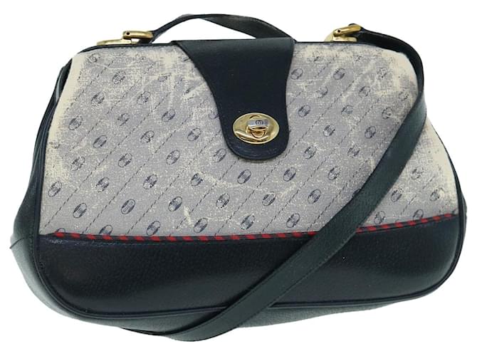 GUCCI Micro GG Canvas Shoulder Bag Navy 116 02 107 Auth ti1434 Navy blue  ref.1254729