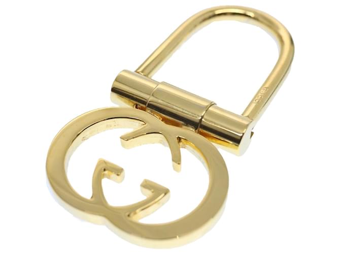 GUCCI Interlocking Key Ring metal Gold Tone Auth ac2581  ref.1254758