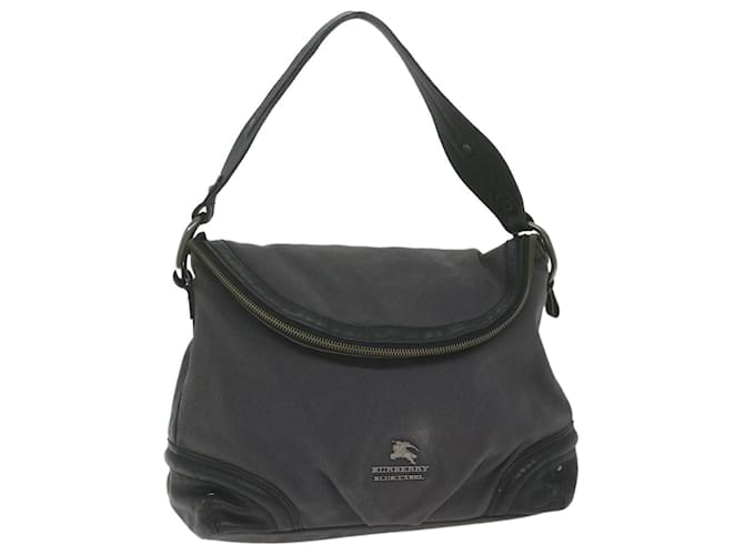 BURBERRY Shoulder Bag Canvas Gray Auth bs10635 Grey Cloth  ref.1254774