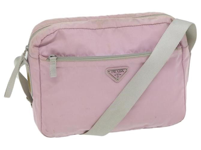 PRADA Shoulder Bag Nylon Pink Auth 62742  ref.1254860