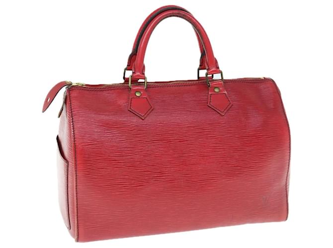 Louis Vuitton Epi Speedy 30 Hand Bag Castilian Red M43007 LV Auth 63023 Leather  ref.1254901