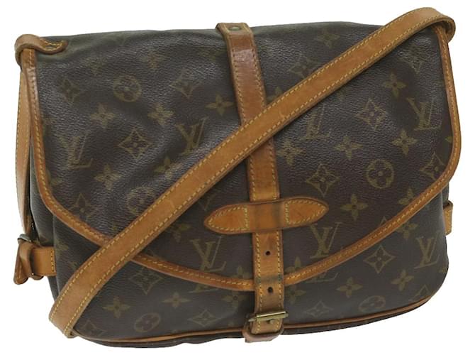 Louis Vuitton Monogram Saumur 30 Shoulder Bag M42256 LV Auth 62468 Cloth  ref.1254954