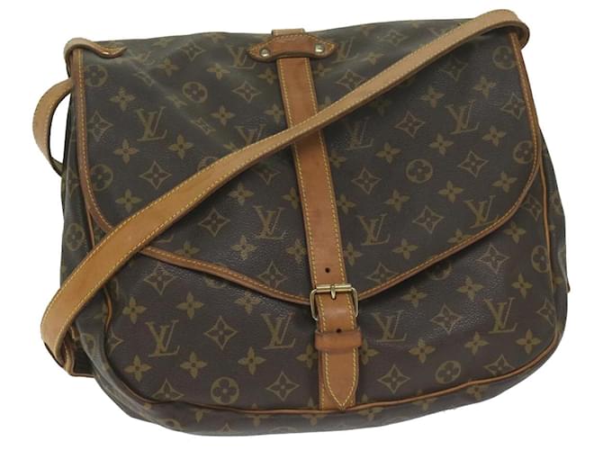 Louis Vuitton Monogram Saumur 35 Shoulder Bag M42254 LV Auth fm3048 Cloth  ref.1254955