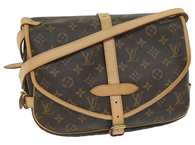Louis Vuitton Monogram Saumur 30 Shoulder Bag M42256 LV Auth am5564 Cloth  ref.1254962