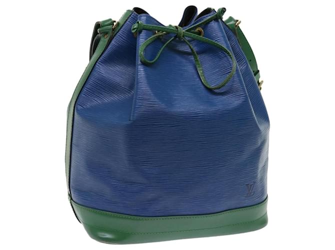LOUIS VUITTON Epi Noe Shoulder Bag Bicolor Green Blue M44044 LV Auth 63358 Leather  ref.1254987