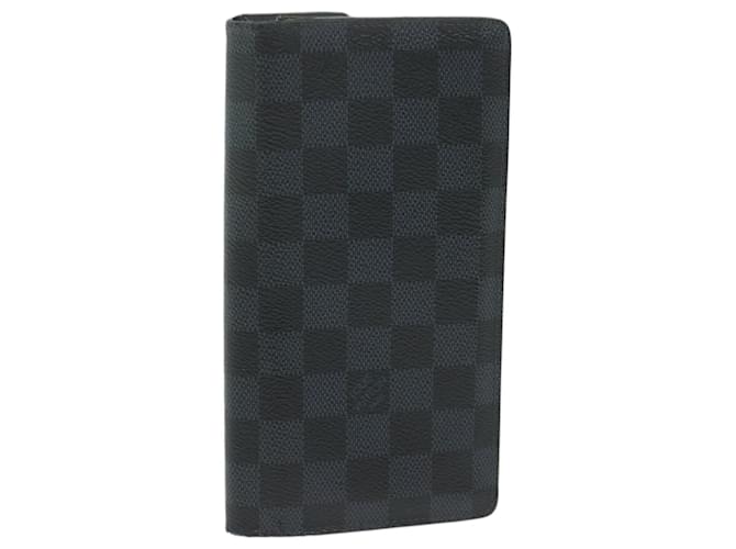 LOUIS VUITTON Damier Cobalt Brazza Portefeuille Long Wallet N63243 Auth ep2915  ref.1255021
