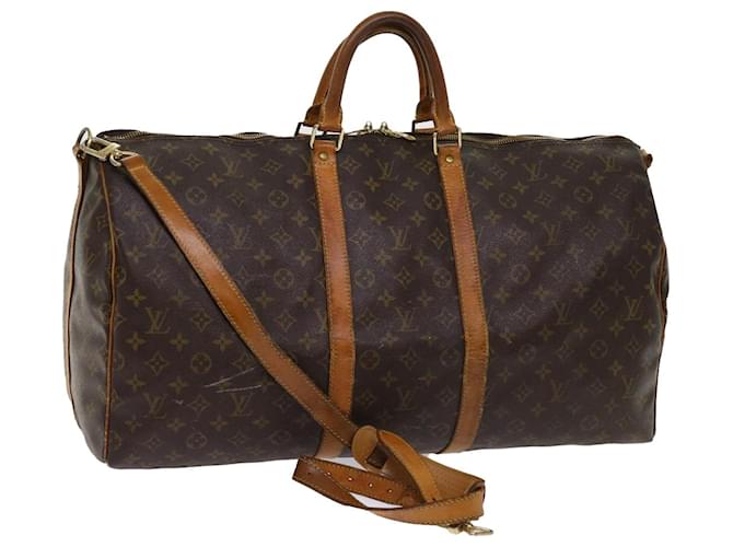 Louis Vuitton Monogram Keepall Bandouliere 55 Boston Bag M41414 LV Auth bs11334 Cloth  ref.1255026