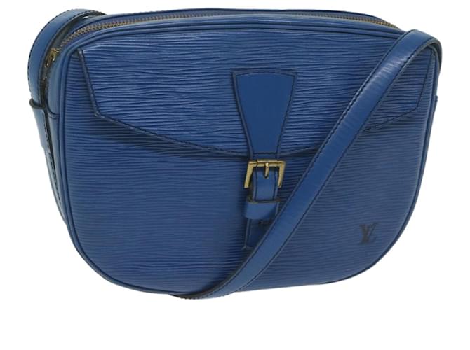 LOUIS VUITTON Epi June Feuille Shoulder Bag Blue M52155 LV Auth 63938 Leather  ref.1255065