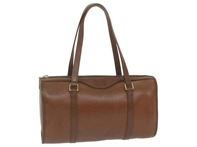 Autre Marque Burberrys Hand Bag Leather Brown Auth ep2804  ref.1255120