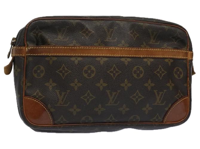 Louis Vuitton Monogram Compiegne 28 Clutch Bag M51845 LV Auth fm3004 Cloth  ref.1255165