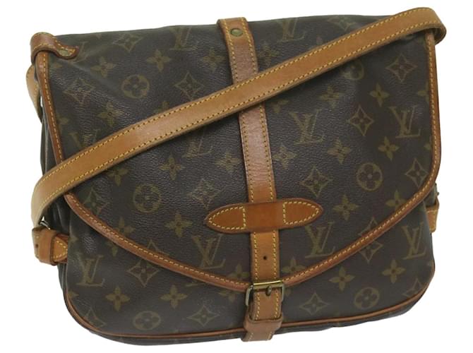 Louis Vuitton Monogram Saumur 30 Shoulder Bag M42256 LV Auth 63934 Cloth  ref.1255223