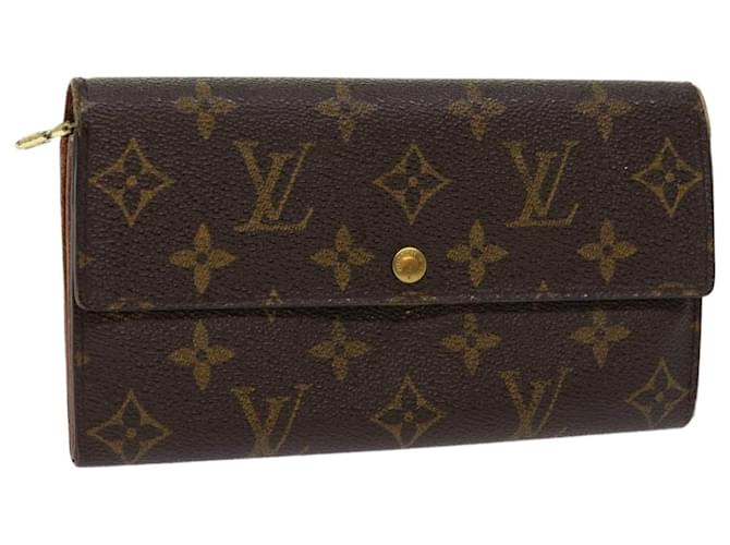 Cartera de crédito Porte Monnaie Credit Wallet M de LOUIS VUITTON con monograma61725 autenticación 63420 Lienzo  ref.1255235