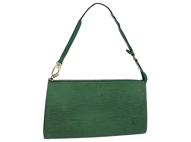 LOUIS VUITTON Epi Pochette Accessoires Pouch Vintage Green M52984 Auth ar11170b Leather  ref.1255265