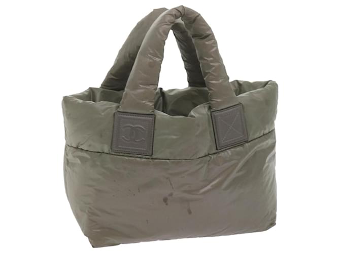 CHANEL Cococoon Shoulder Bag Nylon Gray CC Auth bs10830 Grey  ref.1255300