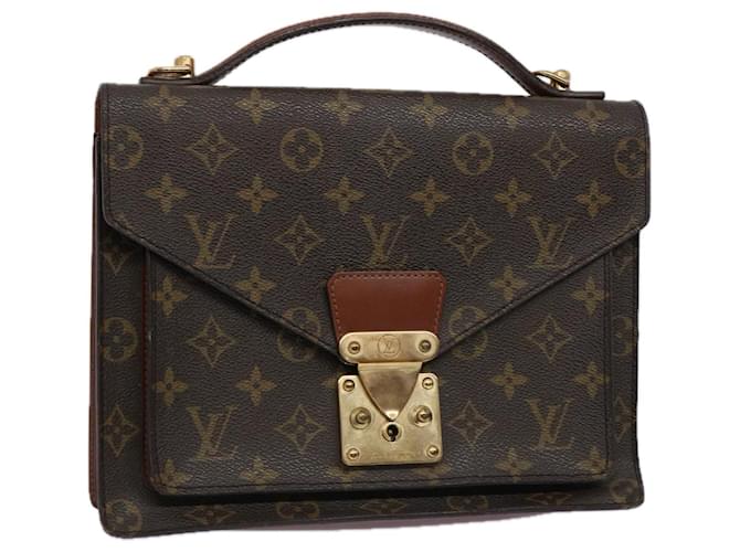 Louis Vuitton Monogram Monceau 26 Shoulder Bag 2modo M51187 LV Auth bs10987 Monogramma Tela  ref.1255359