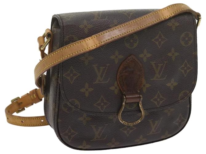 LOUIS VUITTON Monogram Saint Cloud MM Sac à bandoulière M51243 LV Auth bs11069 Toile Monogramme  ref.1255402