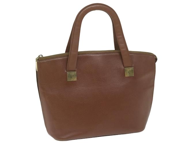 Céline CELINE Hand Bag Leather Brown Auth bs11000  ref.1255411