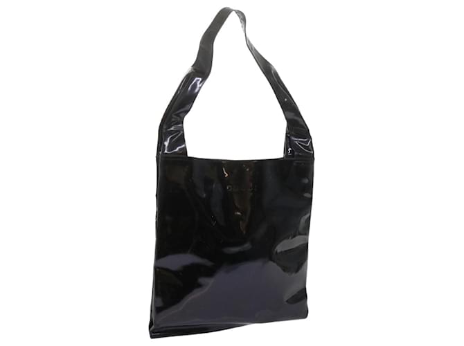 GUCCI Shoulder Bag Patent Leather Black 002 1817 0402 Auth bs11024  ref.1255420