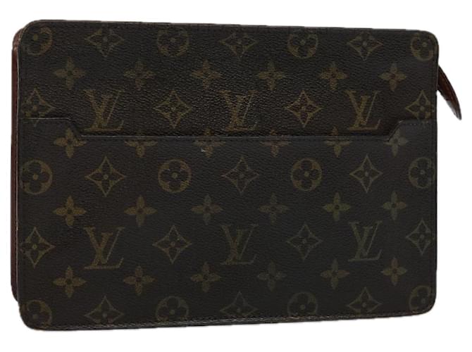 LOUIS VUITTON Pochette Homme con monogramma Pochette M51795 LV Aut 62270 Tela  ref.1255446