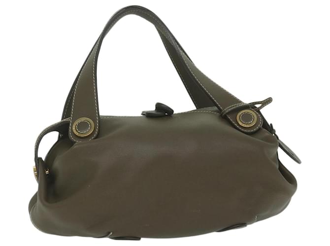 LOEWE Shoulder Bag Leather Brown Auth bs10708  ref.1255448