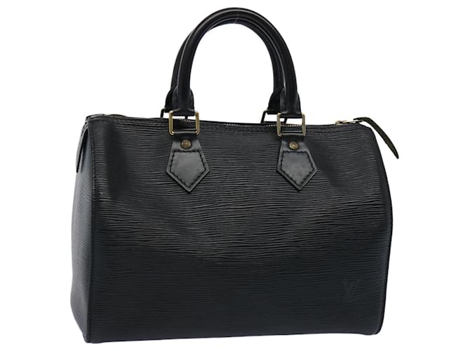 Louis Vuitton Epi Speedy 25 Hand Bag Black M43012 LV Auth 62070 Leather  ref.1255508